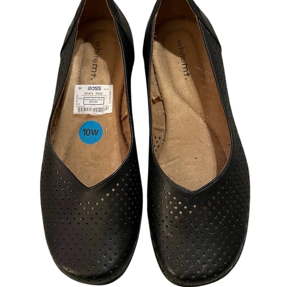 White Mountain Shoes - White Mountain Black Perforated‎ Flats